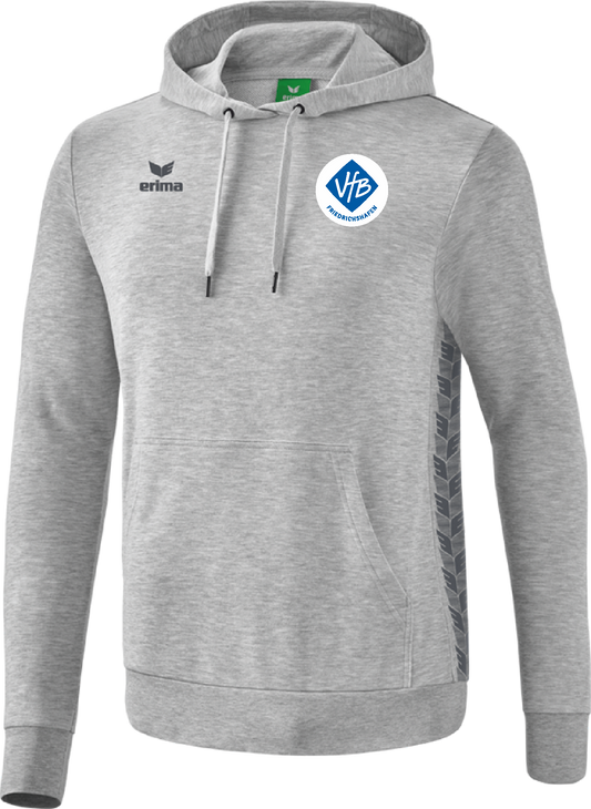 Herren TEAM ESSENTIAL TEAM KAPUZENSWEAT Grau